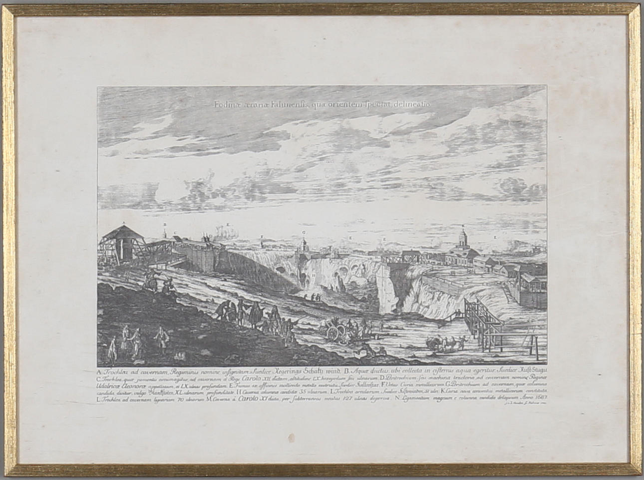 ETCHINGS, 2 pcs, 18th/19th century.