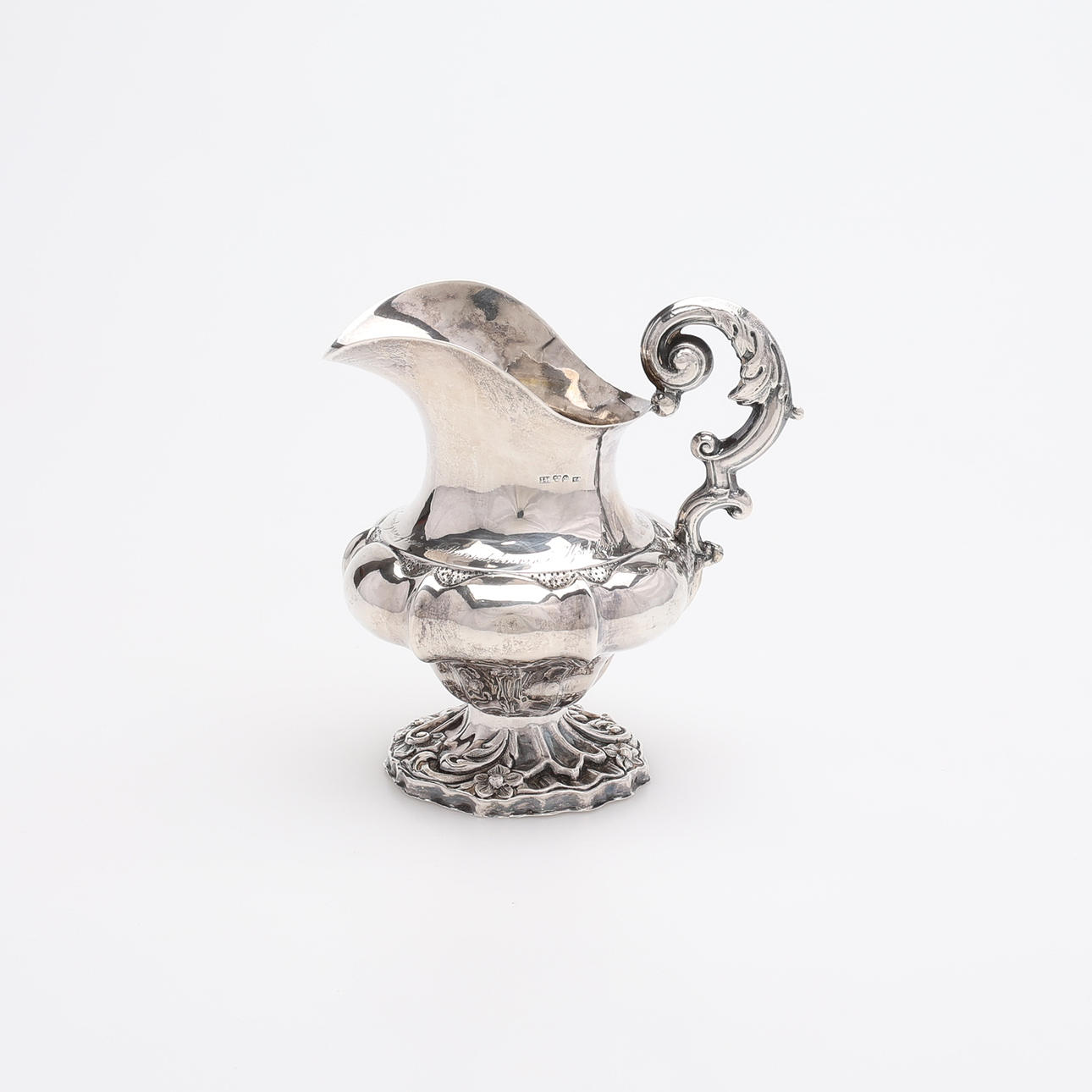 A SILVER JUG, JOHAN WAHLSTRÖM, JÖNKÖPING 1849, 150 g.