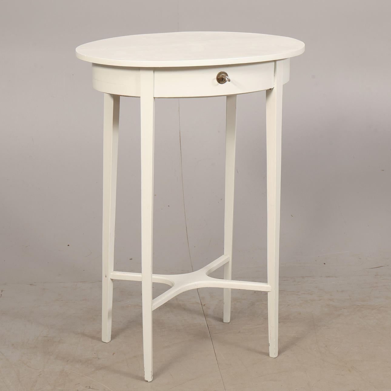 A Gustavian style sewing table.
