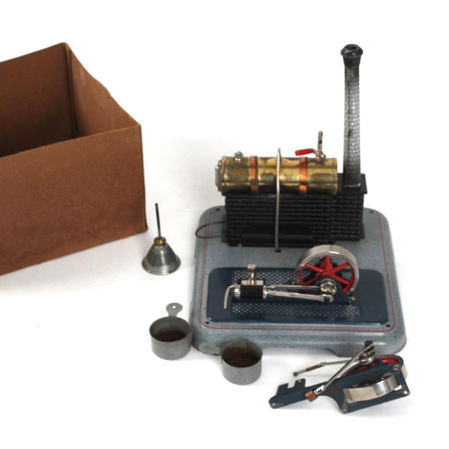 STEAM ENGINE, Wilesco with box.