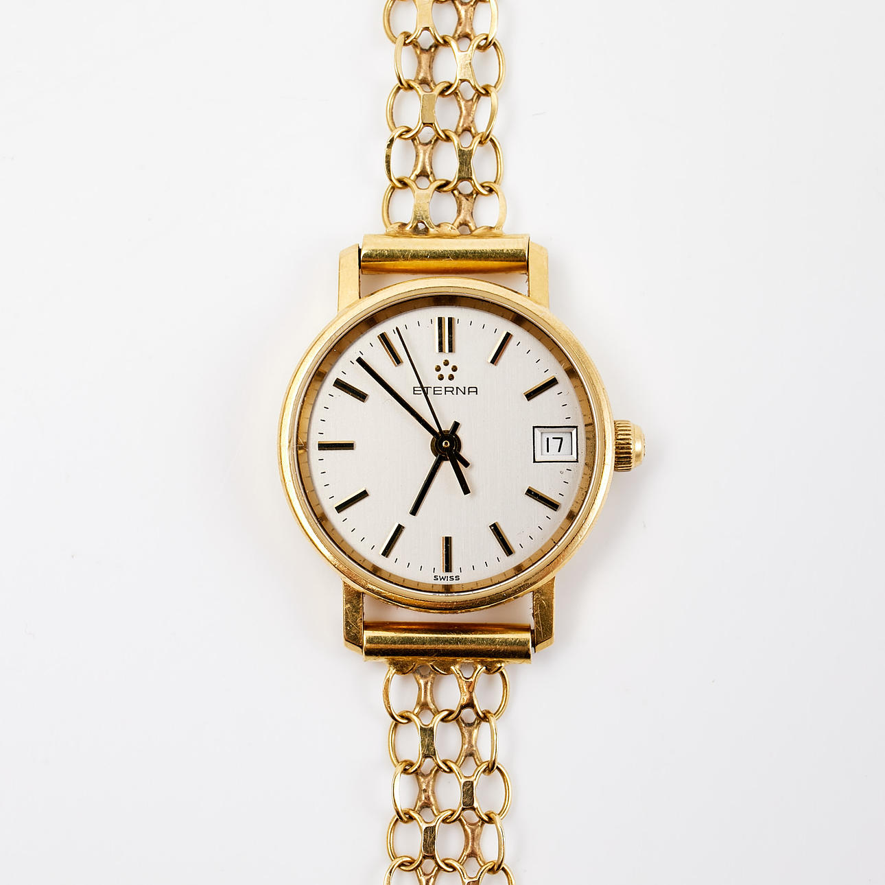 Wristwatch, Eterna, 18 k gold, Quartz, X-link.