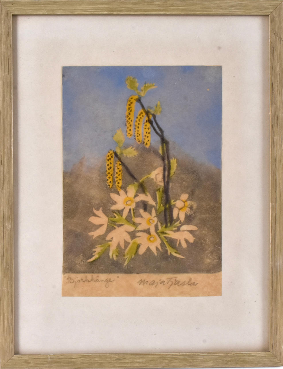 MAJA FJAESTAD. Farvetræsnit.