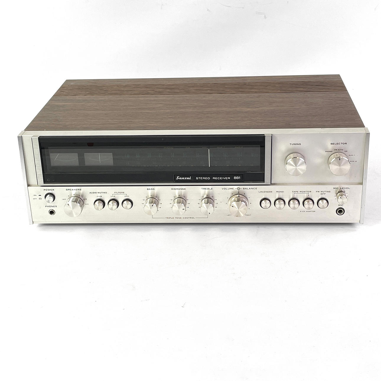 SANSUI 881, Stereo receiver FM/AM, Japan, 1970-tal.