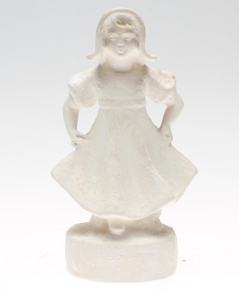 CARIN NILSON(1884-1973). "Kyss mig om du kan".Skulptur. gips, signerad och daterad 1934.