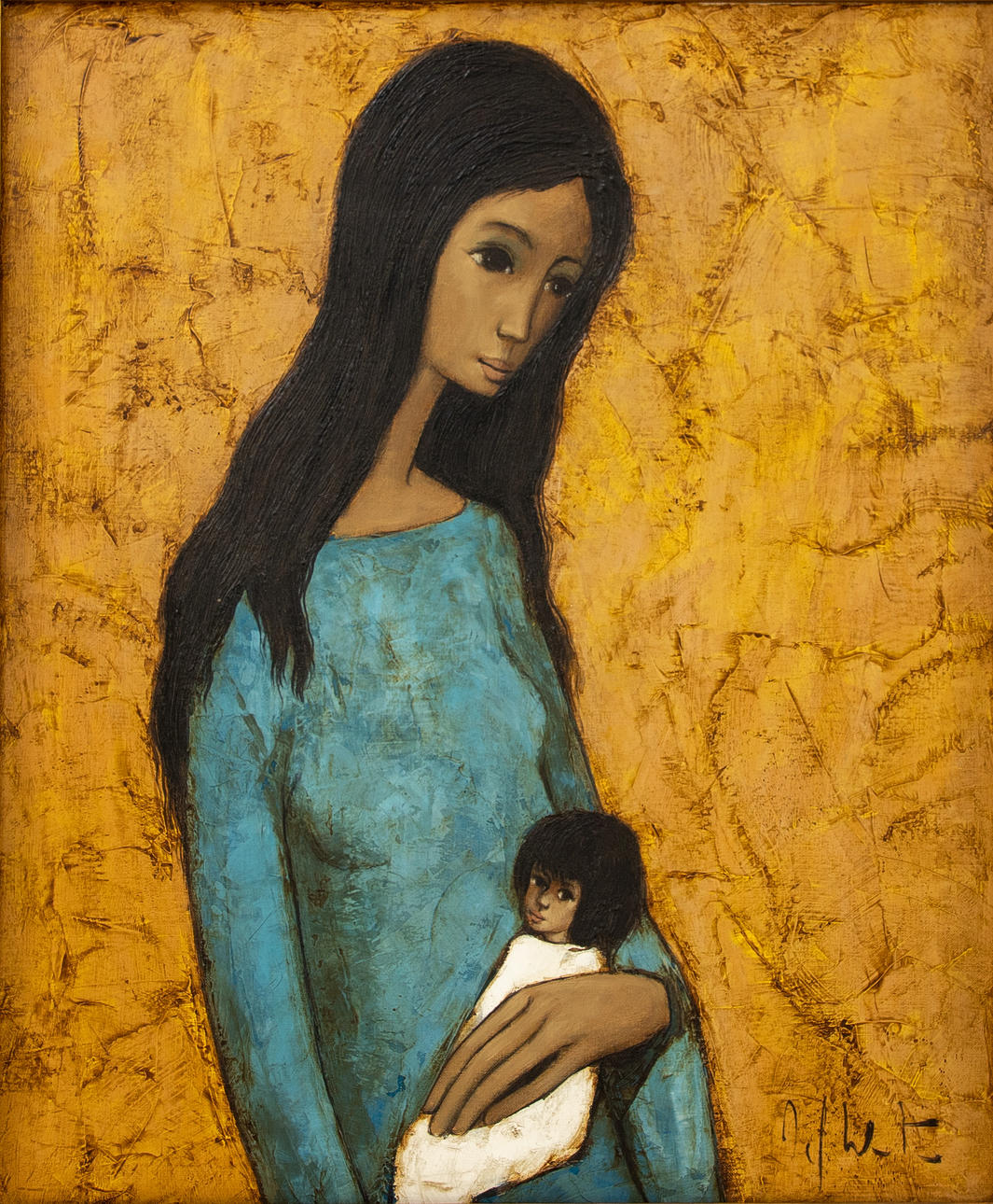 JEF WAUTERS (1927-2013). Maternite.