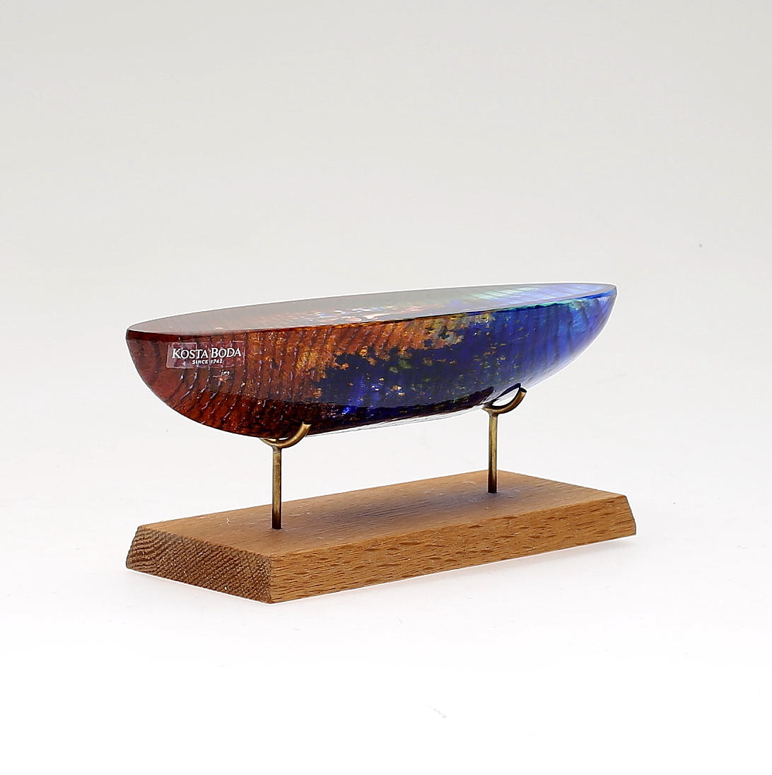 BERTIL VALLIEN. glas, skulptur, Kosta Boda, signerad och numrerad.