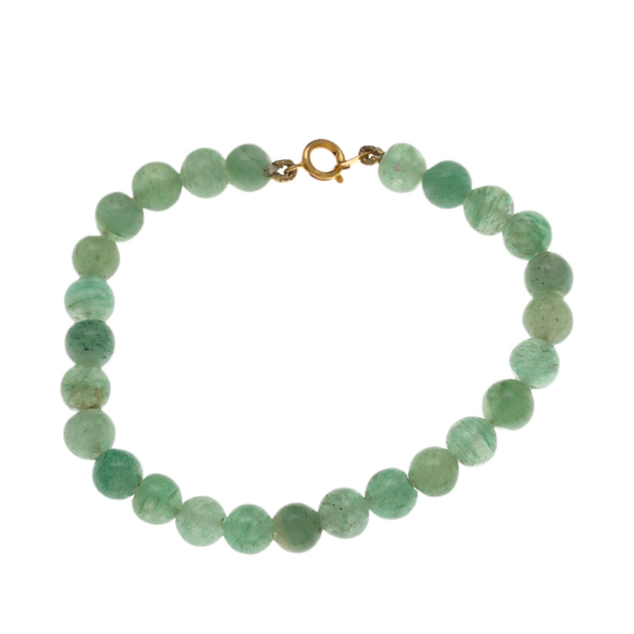 Amazonite beads bracelet.