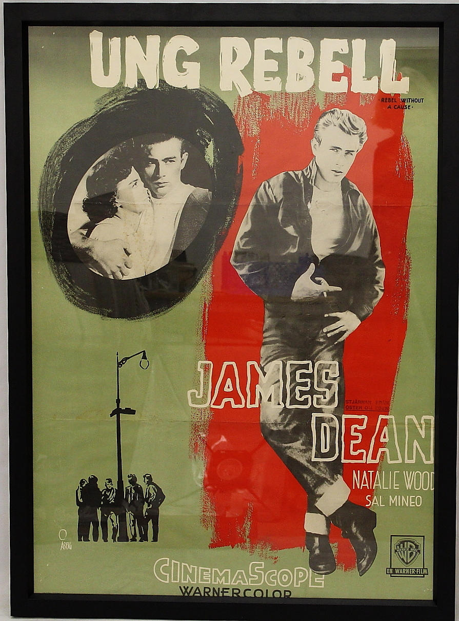 FILMAFFISCH, Ung rebell, James Dean.