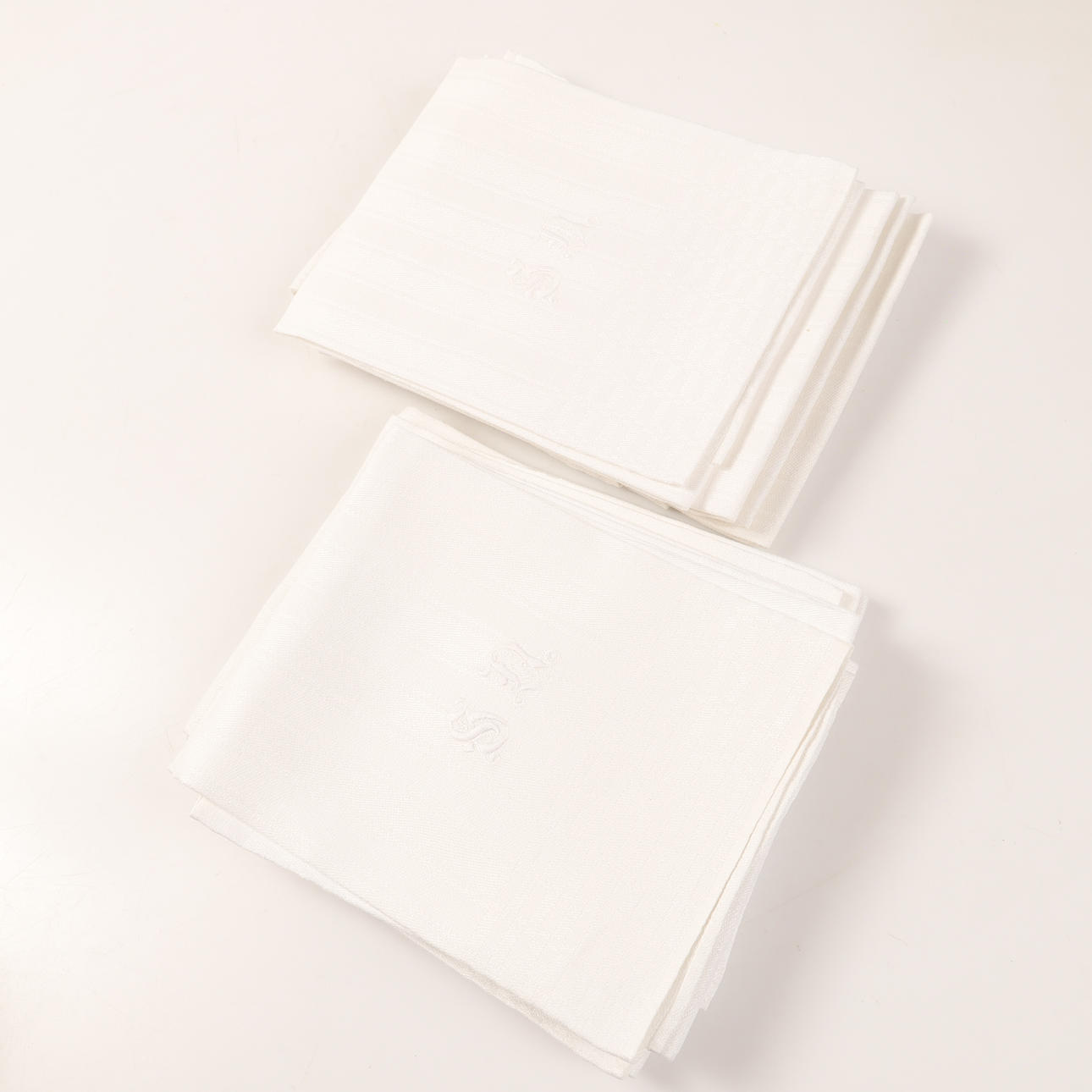 TOWELS, 12 pieces, linen.