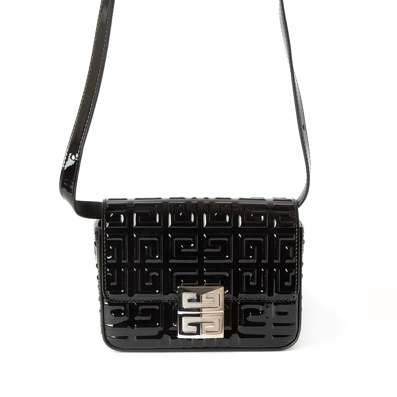 GIVENCHY. Bag, patent leather.