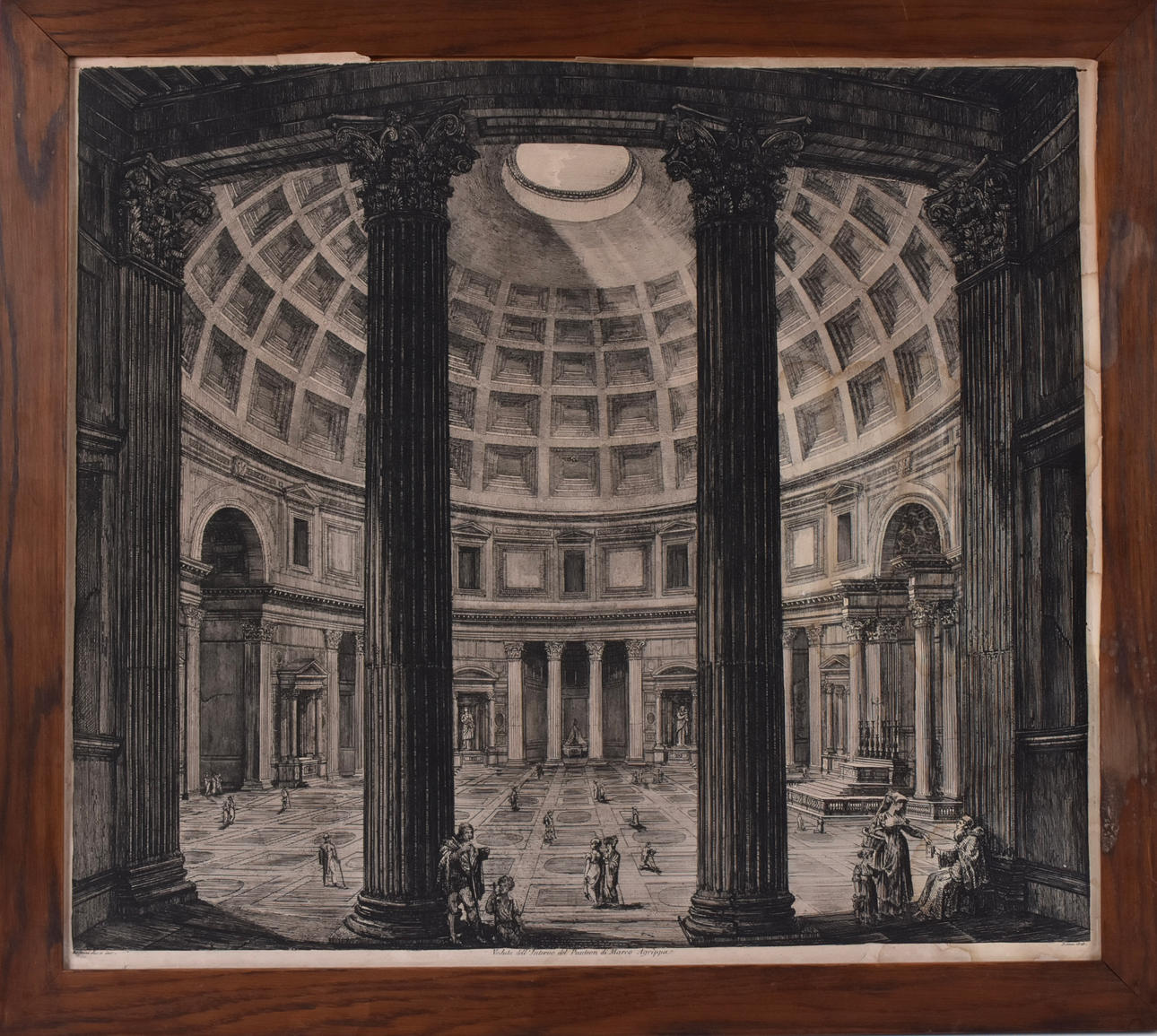 LUIGI ROSSINI. Copper stick.