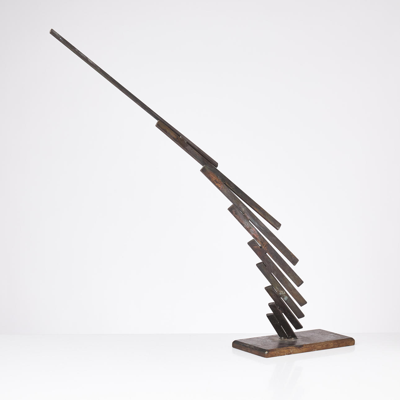 OSCAR REUTERSVÄRD. “Acceleration”, sculpture, iron, signed.
