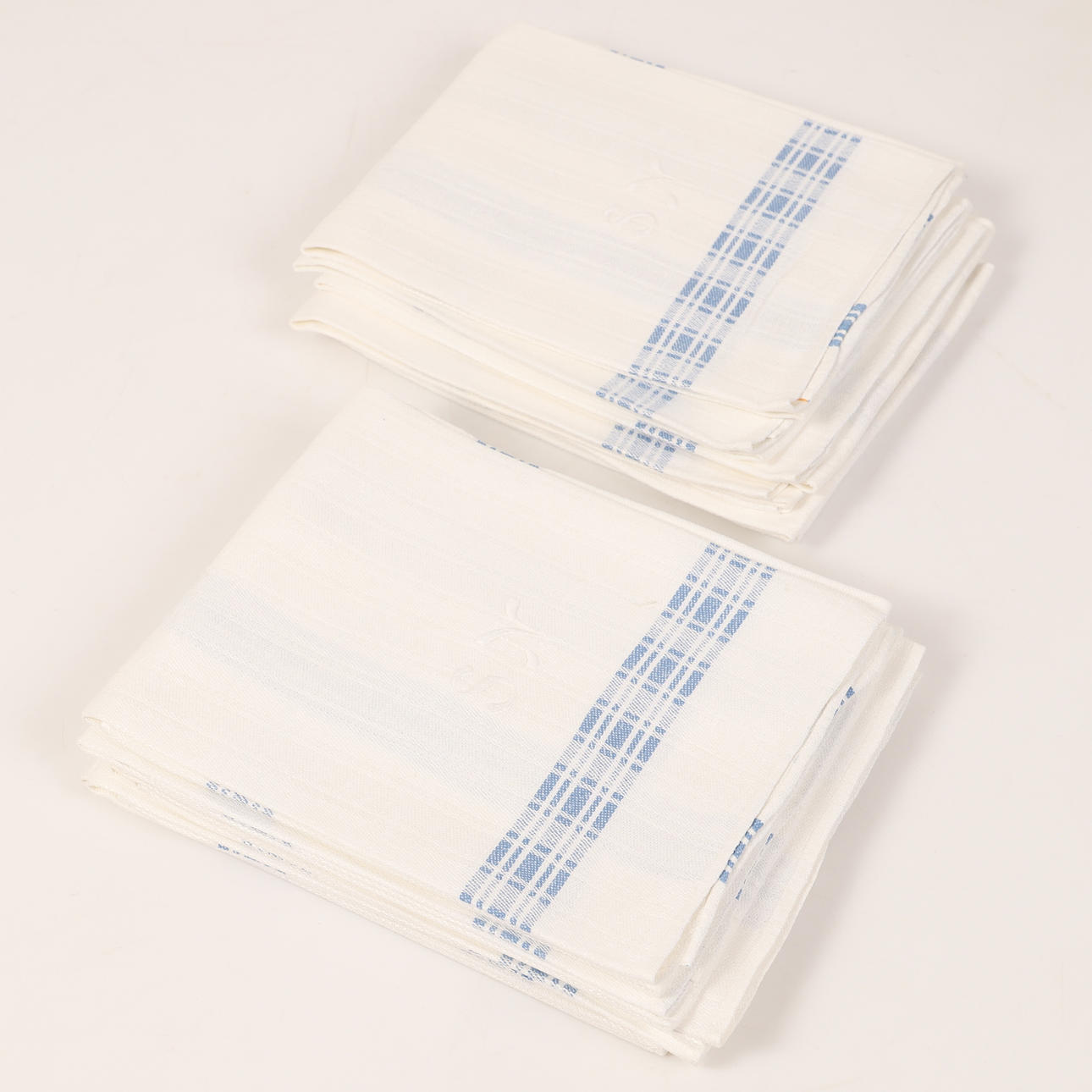 TOWELS, 12 pieces, linen.