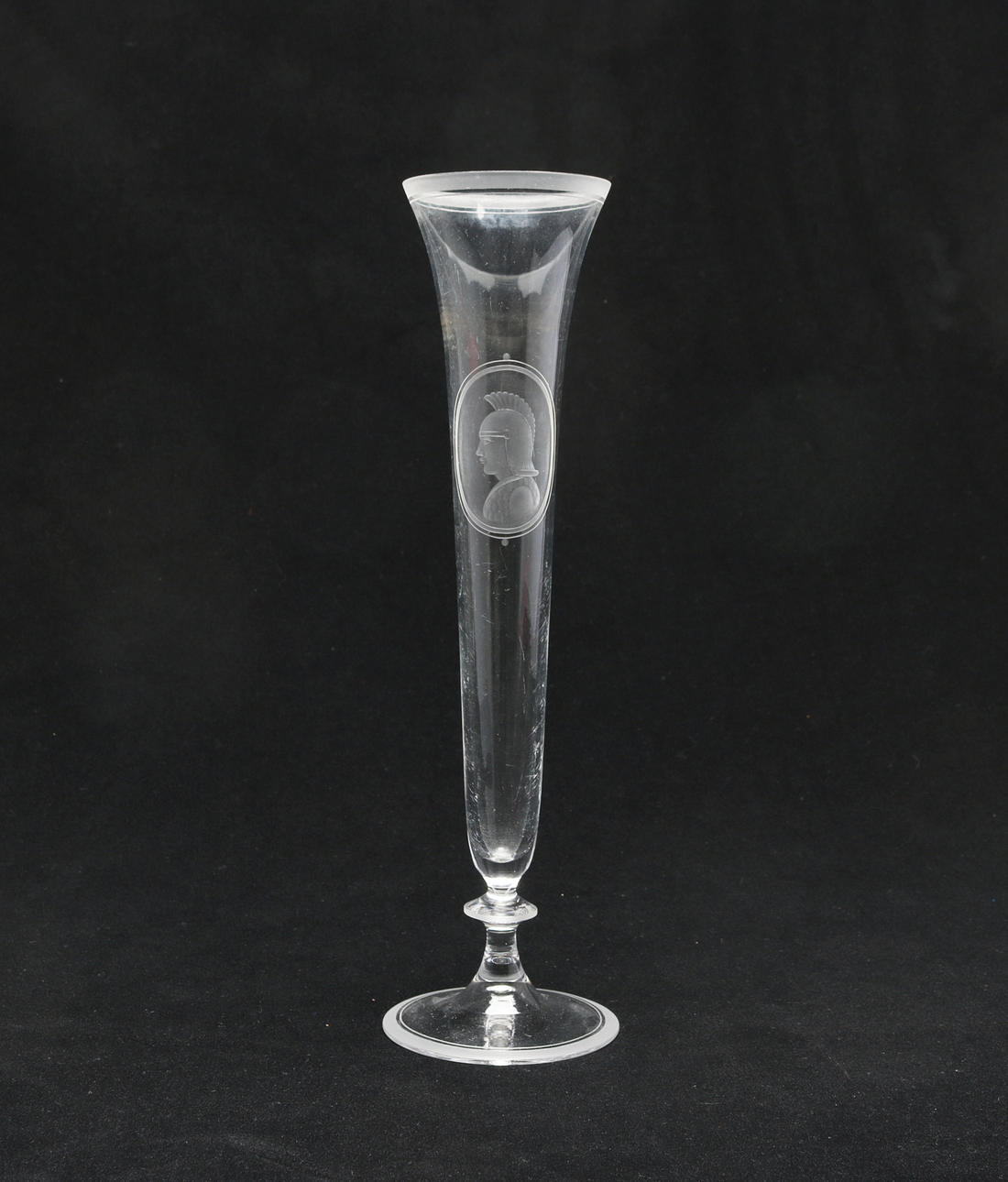 VAS, glas, Elme glasbruk, signerad.