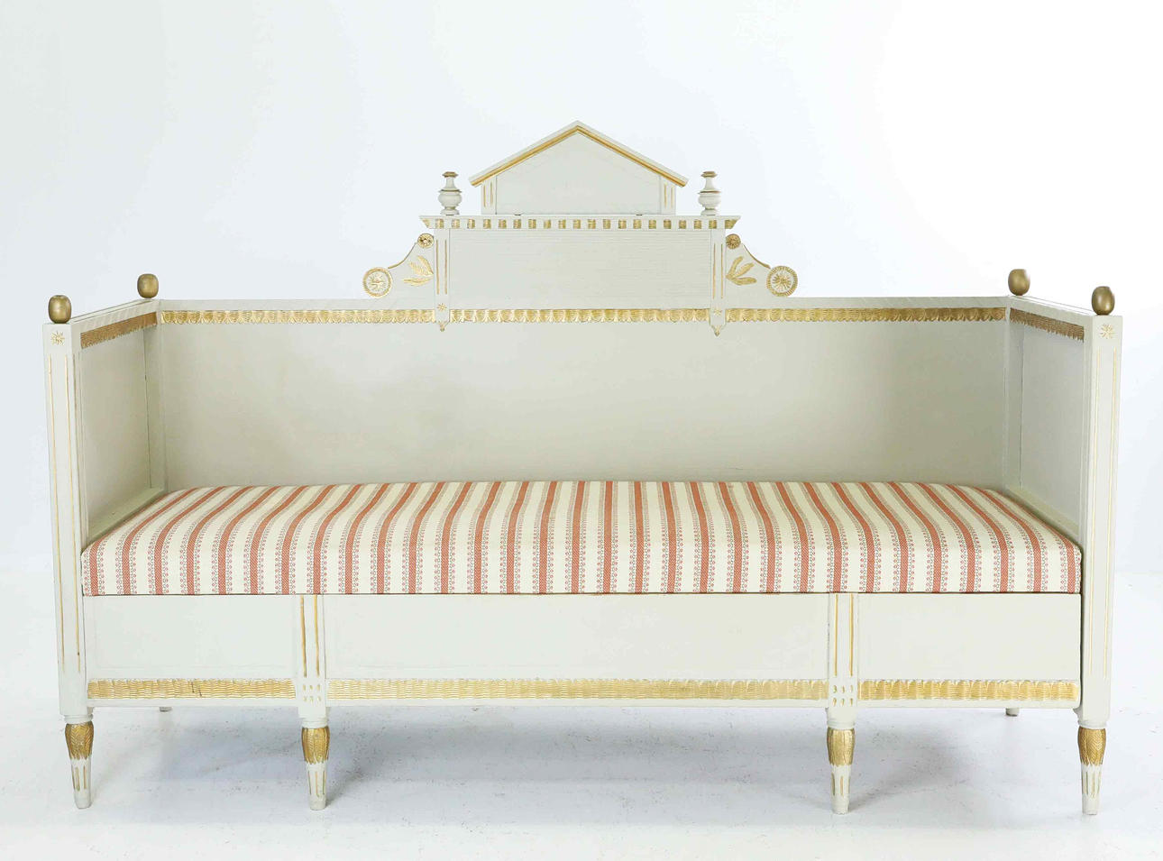 A Gustavian-style sofa, 19th century.