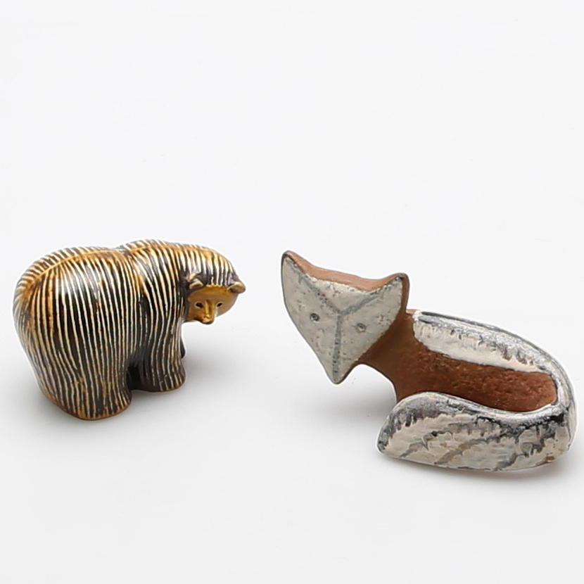 FIGURER, 2 st, Lisa Larson, Gustavsberg.