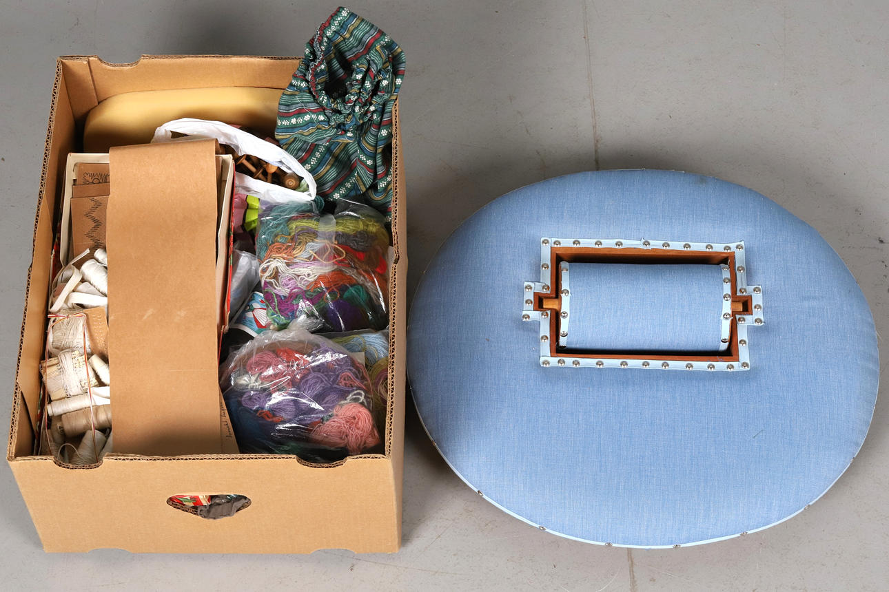 KNYPPELDYNA med tillbehör.