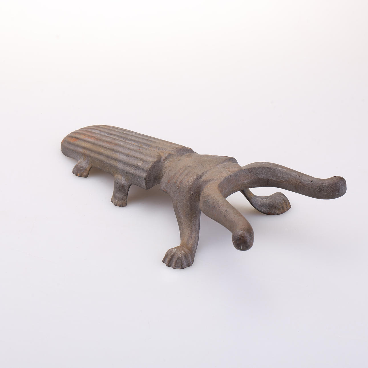 A cast iron boot jack, 20th century.