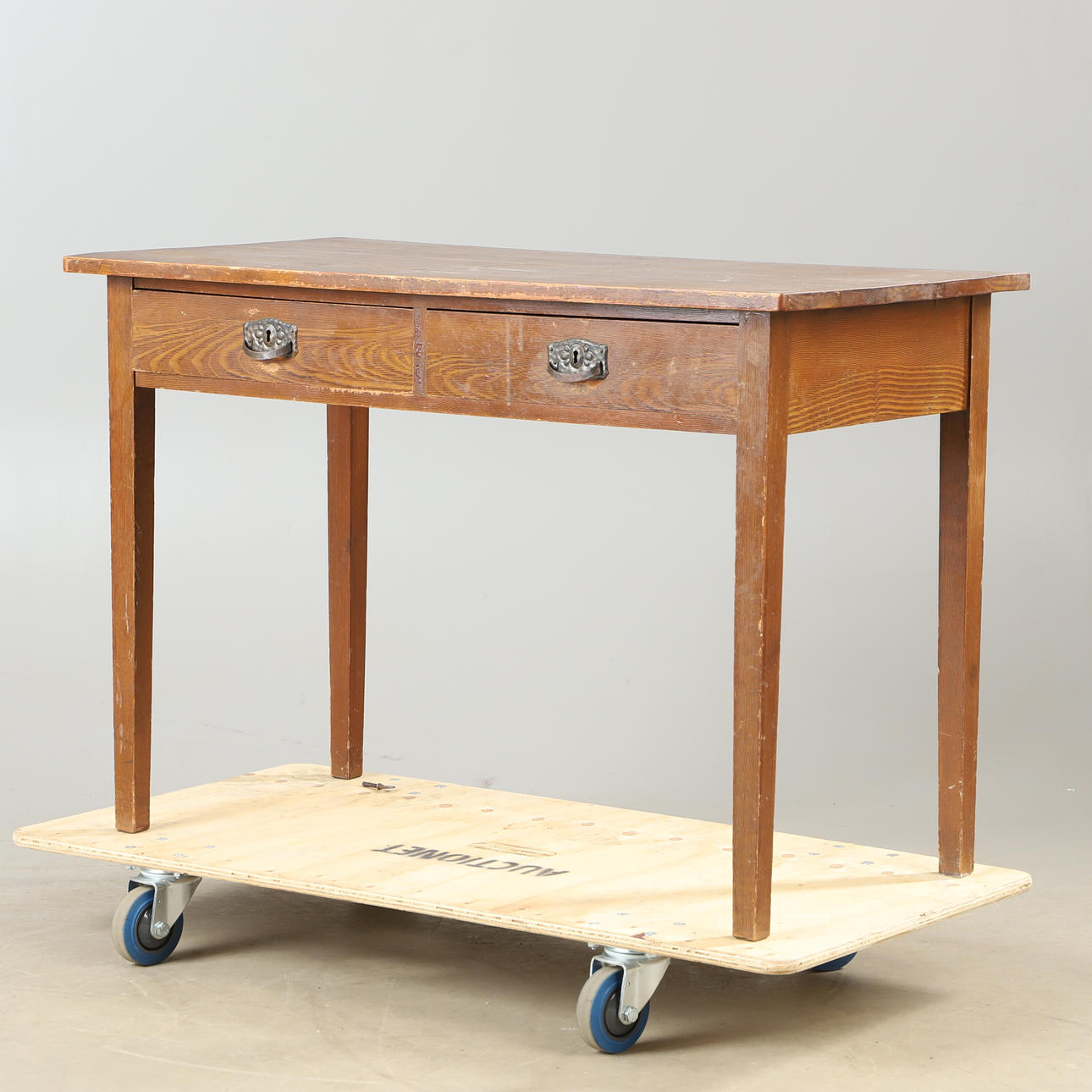 A drinking-painted desk, early 20th century.