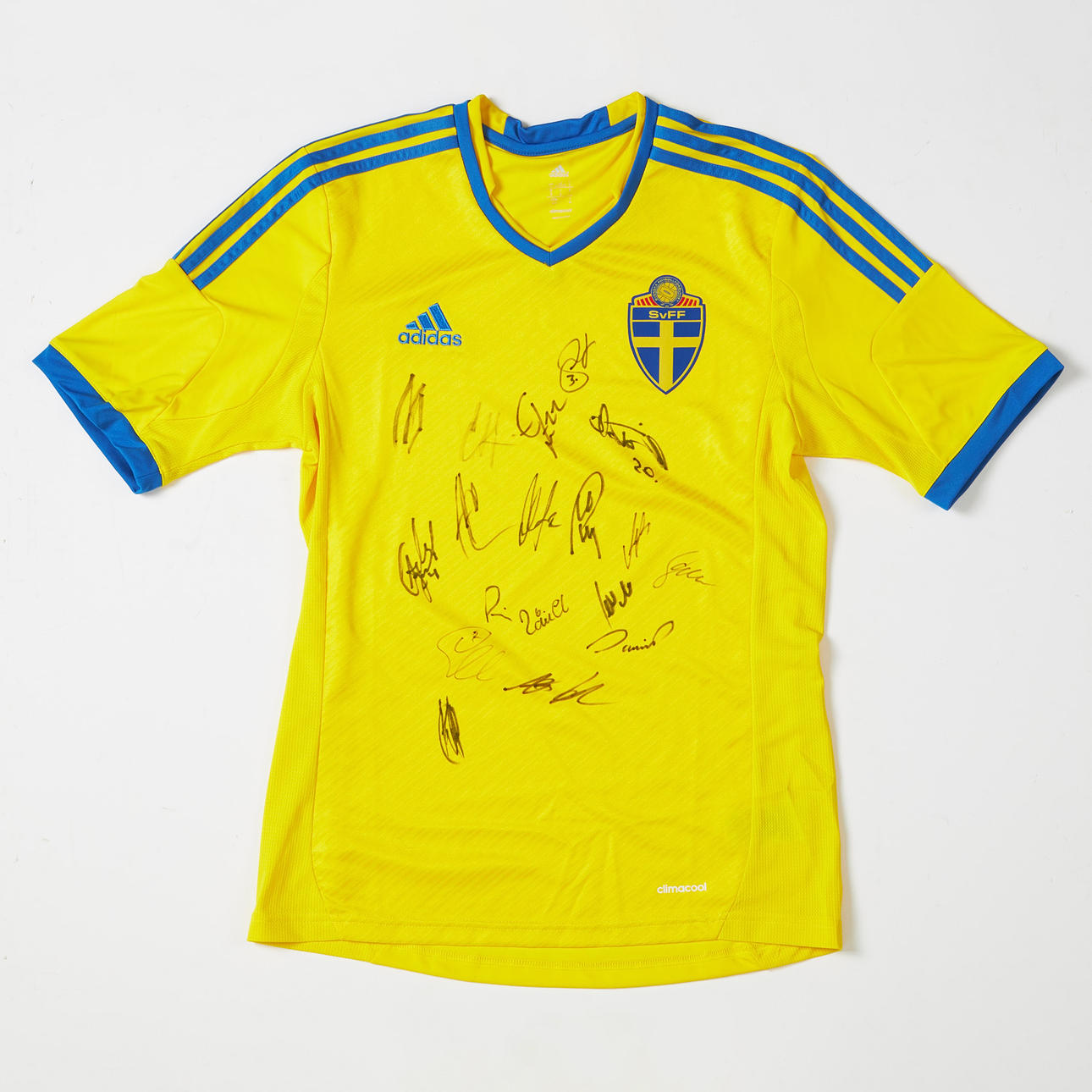 LANDSHOLDSTRØJE, Sveriges mænds fodboldlandshold.