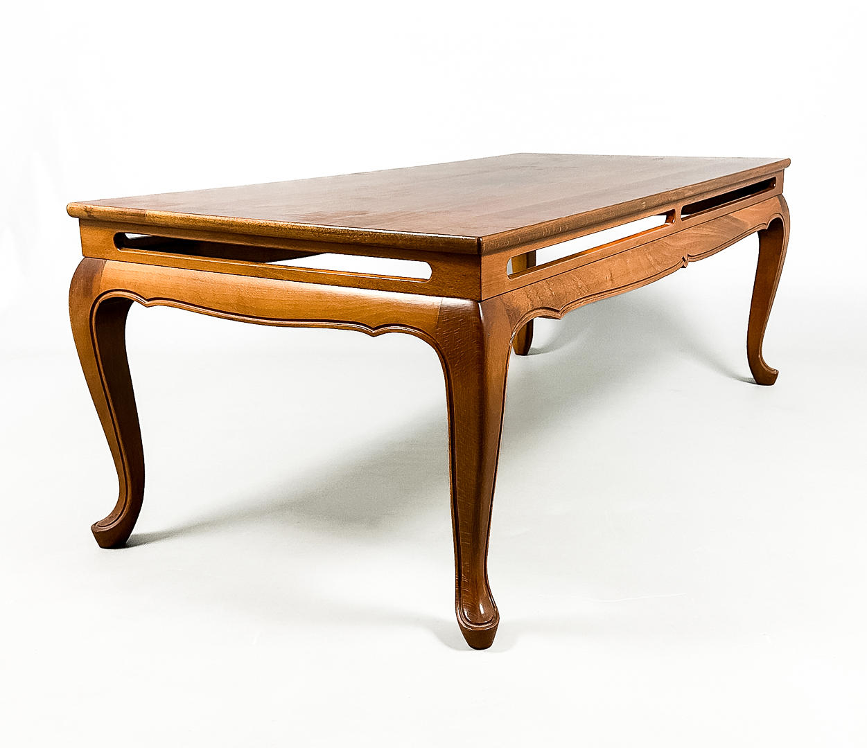 A coffee table, Mahogany, Rococo style, 20th century.