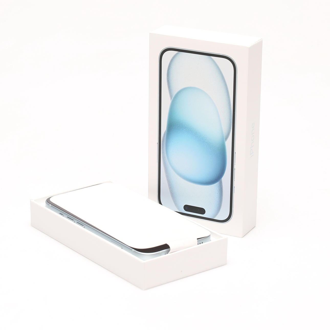 IPHONE 15, 128 GB, con cable y caja.