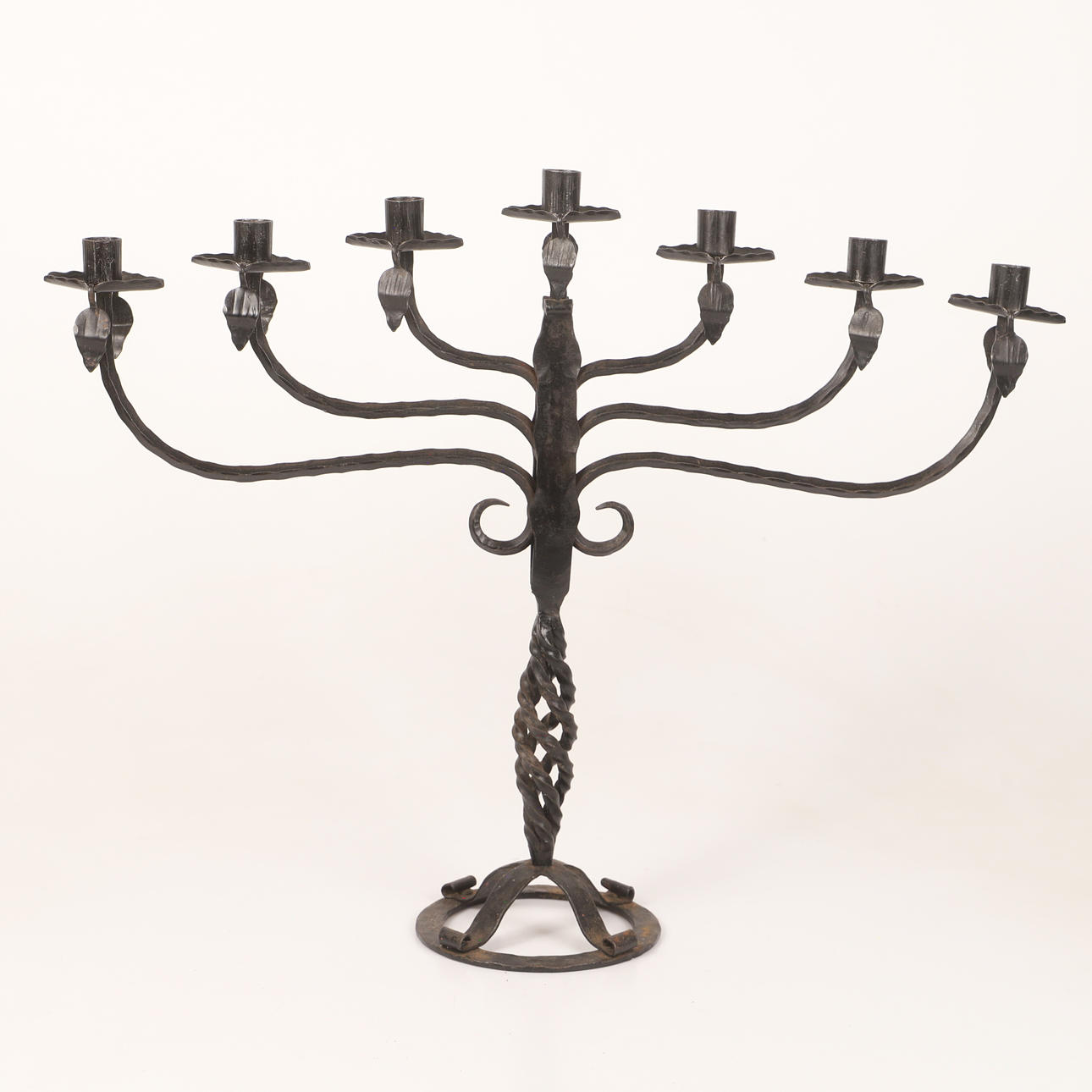 GUSTAF ANKARCRONA. Candlestick, forging, Däck & Hedbys, Leksand.