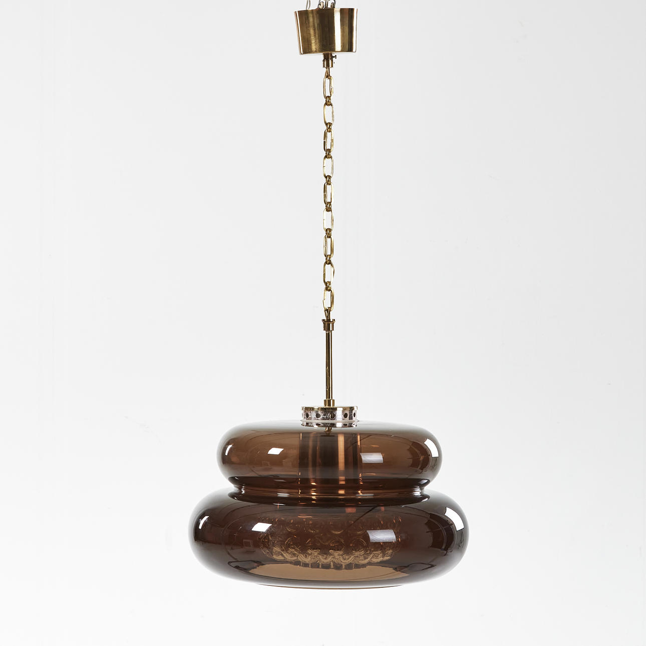 CARL FAGERLUND, “Bubblan” ceiling luminaire, Orrefors, 1970s. Labeled.