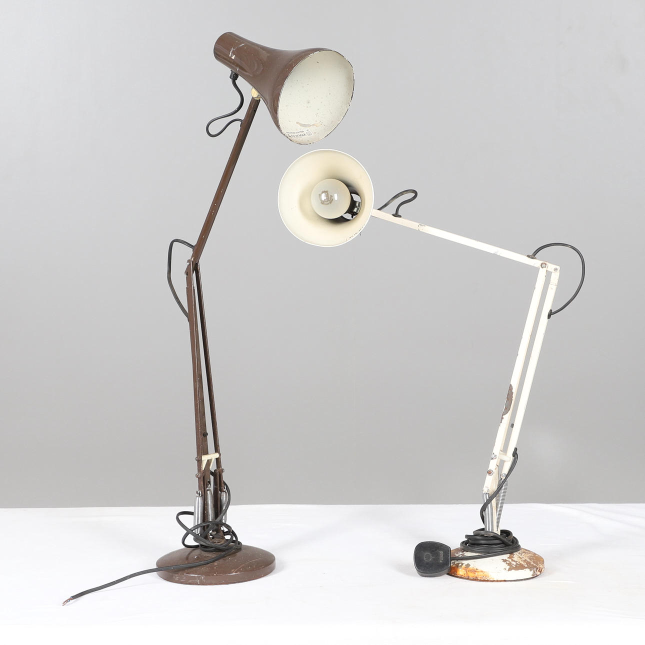 TWO ANGLEPOISE DESK LAMPS.