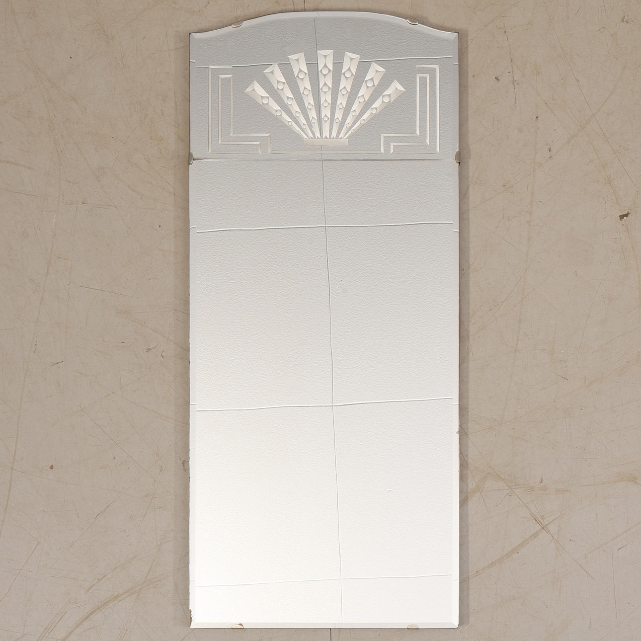 Peili, leikattu lasi.