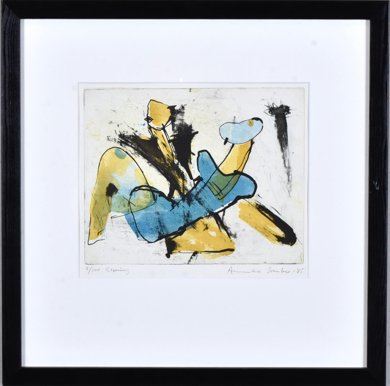 ANNIKA SVENBRO. Color etching.