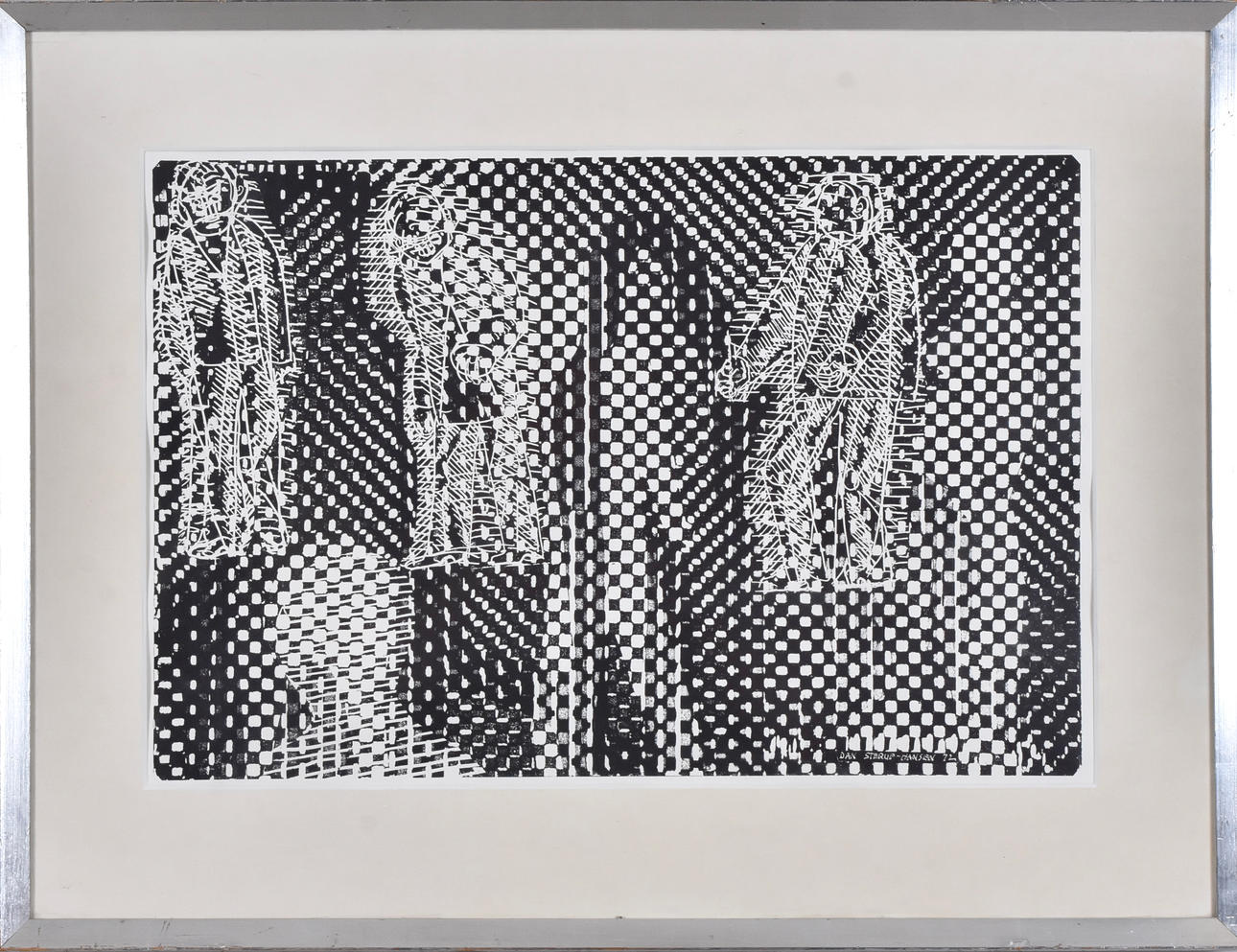 DAN STERUP HANSEN. lithograph.