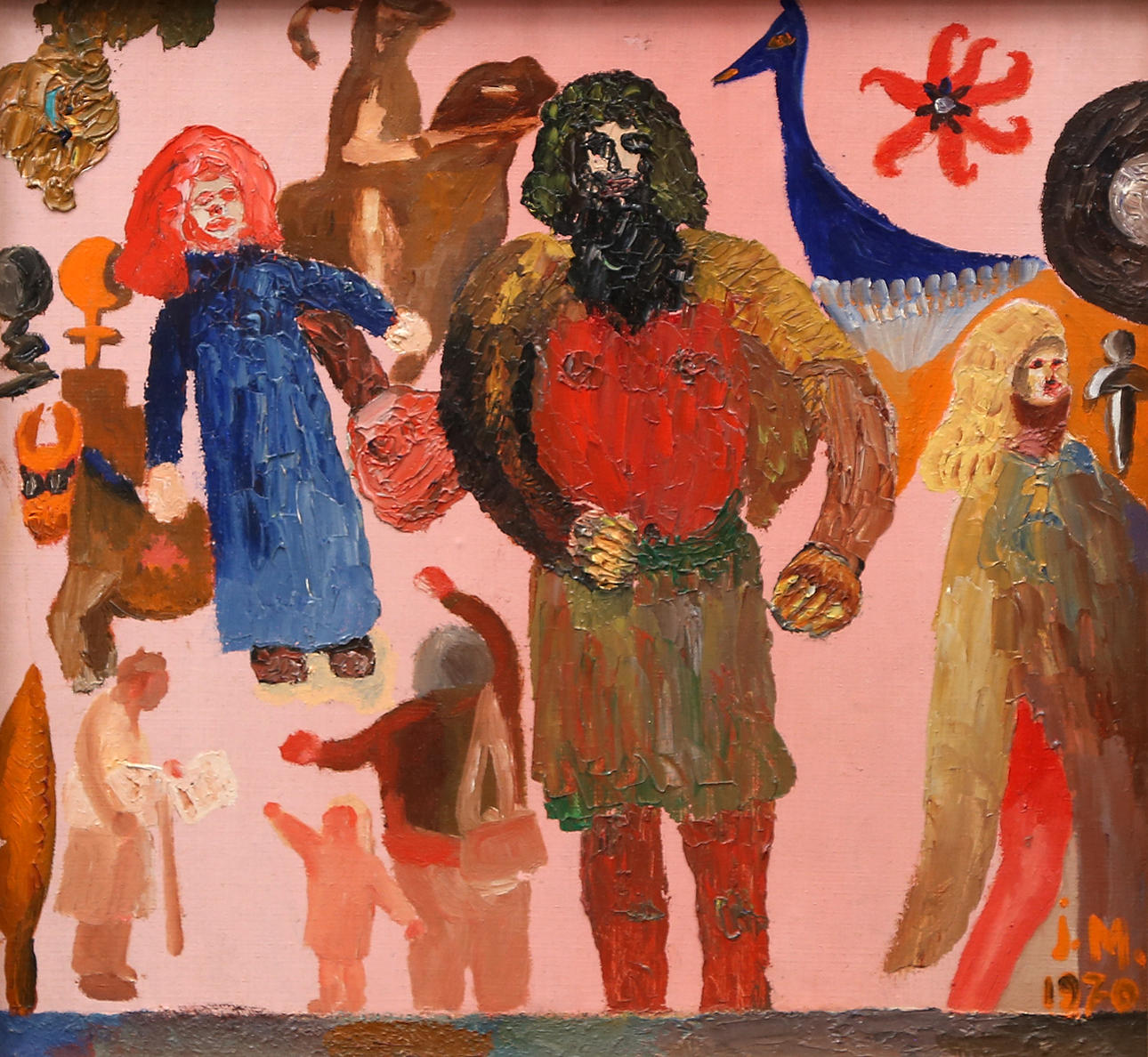 SPANISH SCHOOL, 1970. Characters.