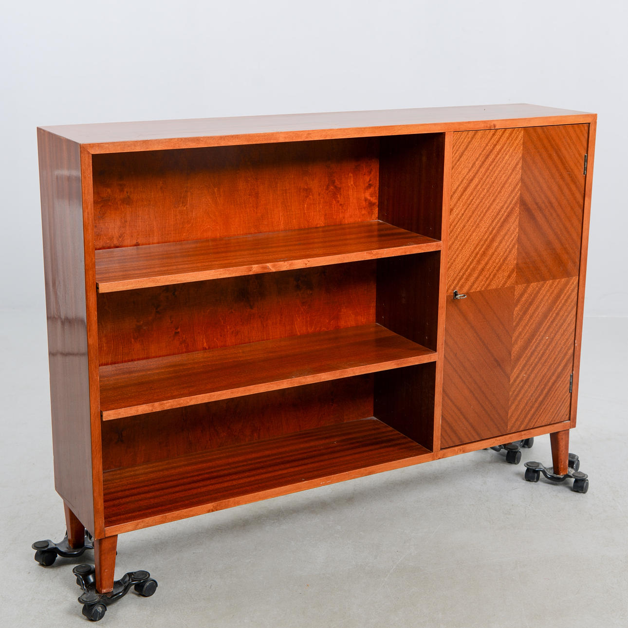 A bookcase, functional, 1940s.