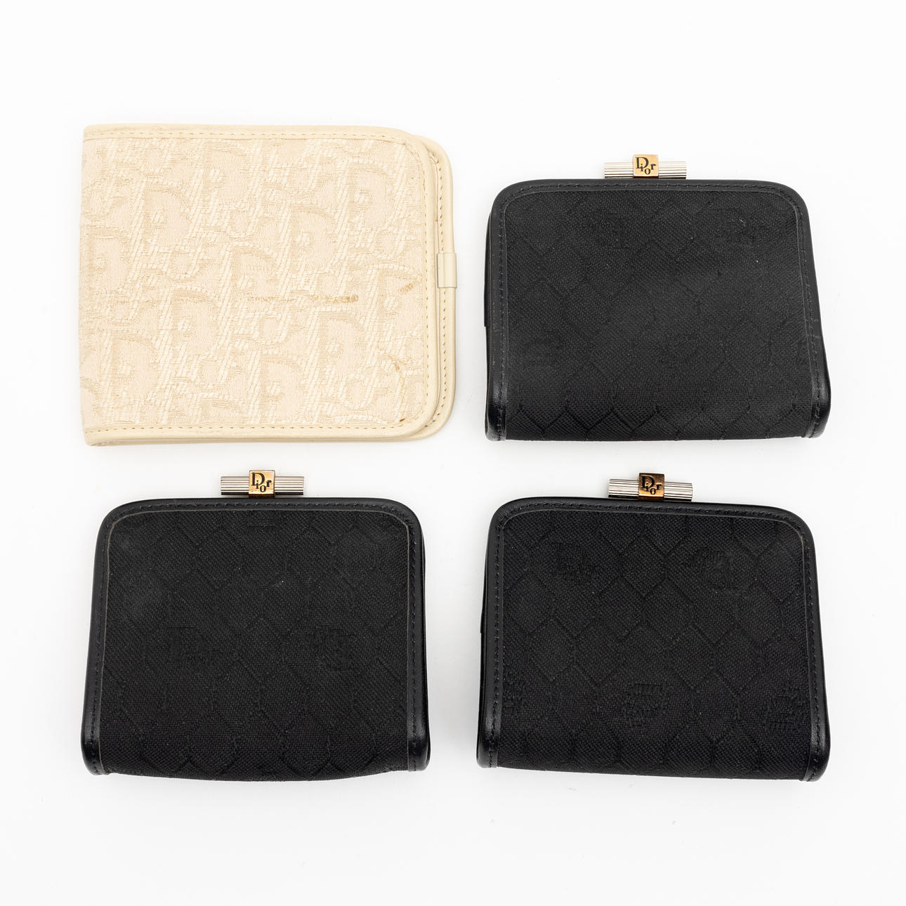 CHRISTIAN DIOR, 4, wallets /exchanges, 1980s/90s.