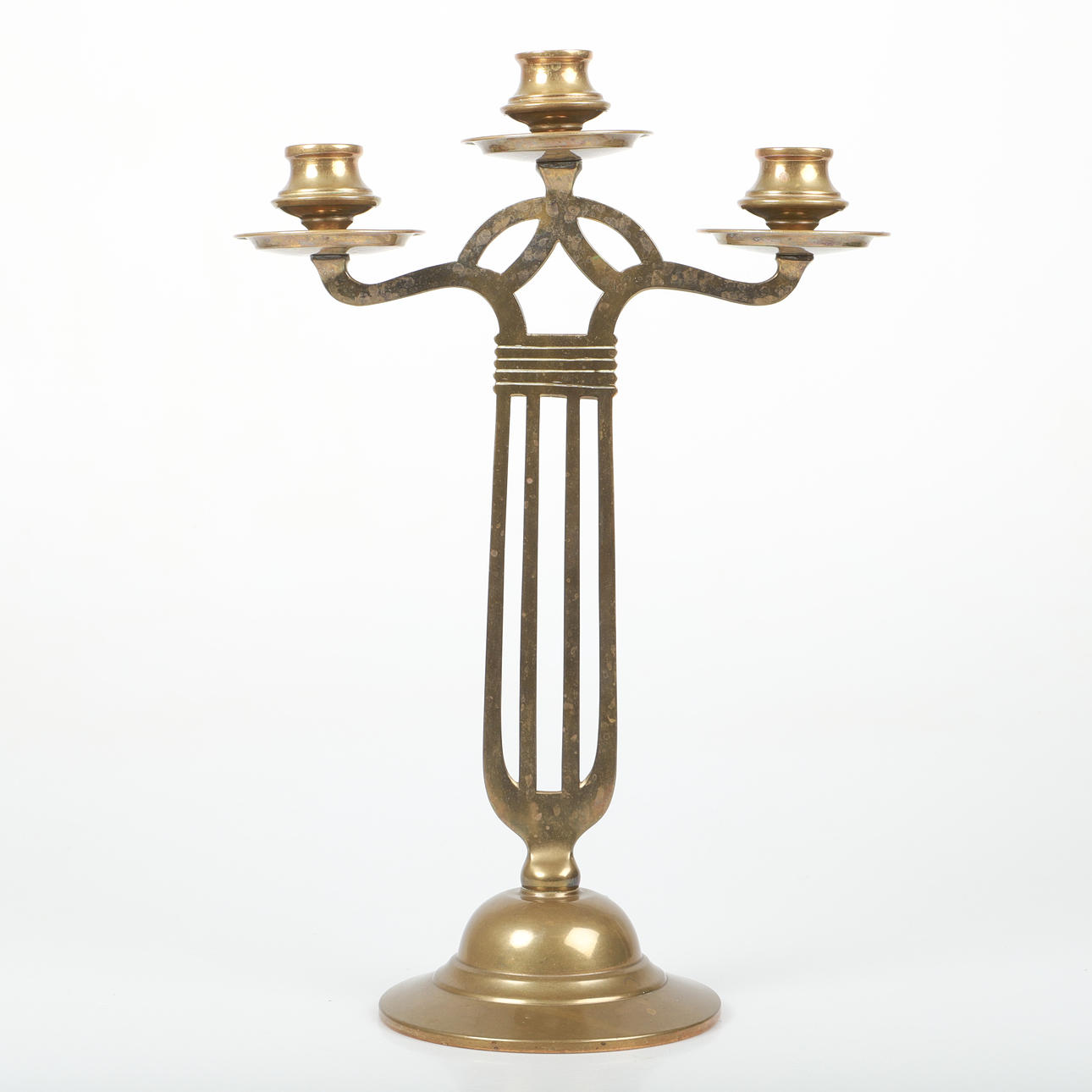 CANDLESTICK, brass, Art Nouveau.