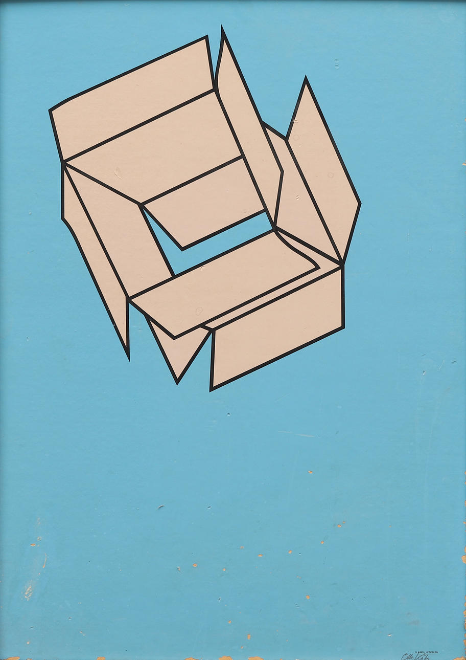 OLLE KÅKS. Screen print, signed.