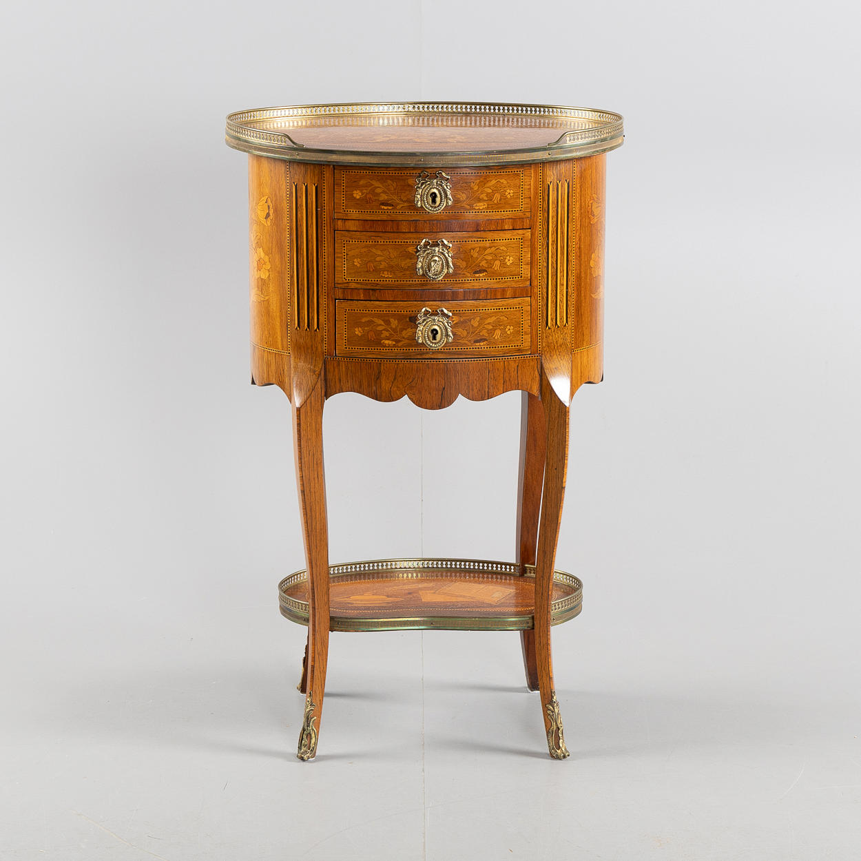 A Louis XVI style side table, 20th century.