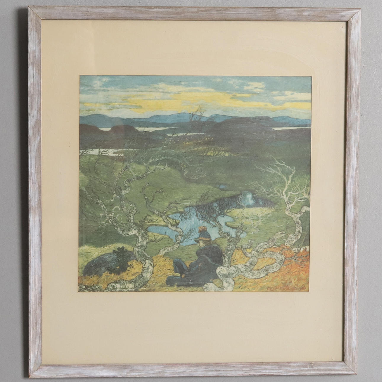 PRINT, Helmer Osslund, “Spring day behind Kiruna”.