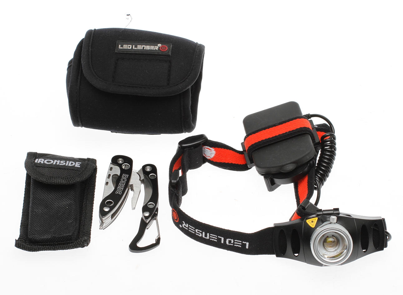 PANNLAMPA, Led Lenser och MULTIVEKTYG, Ironside.