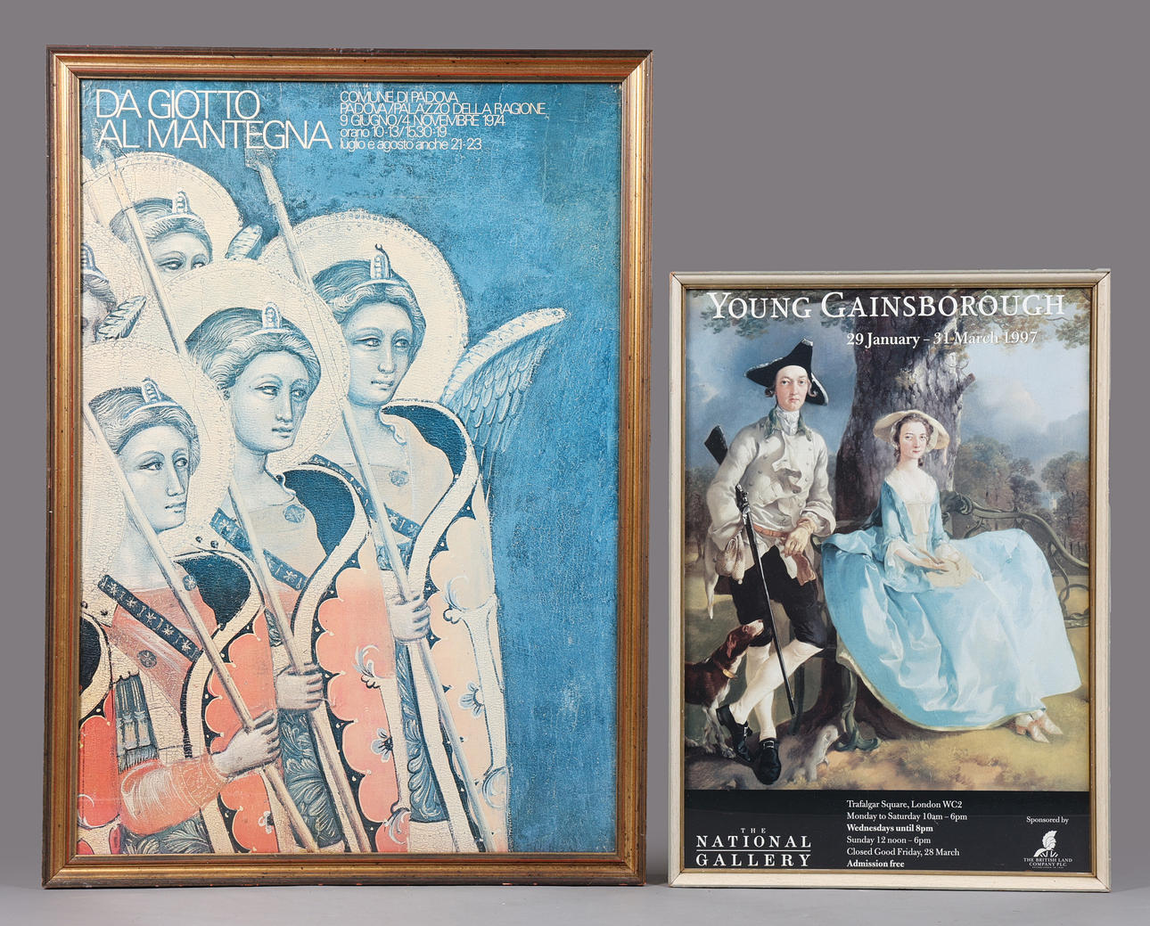 TWO FRAMED GALLERY POSTERS (2).