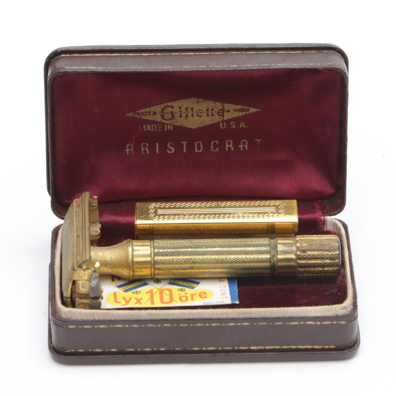 SHAVER in ash, Gillette, in original box.