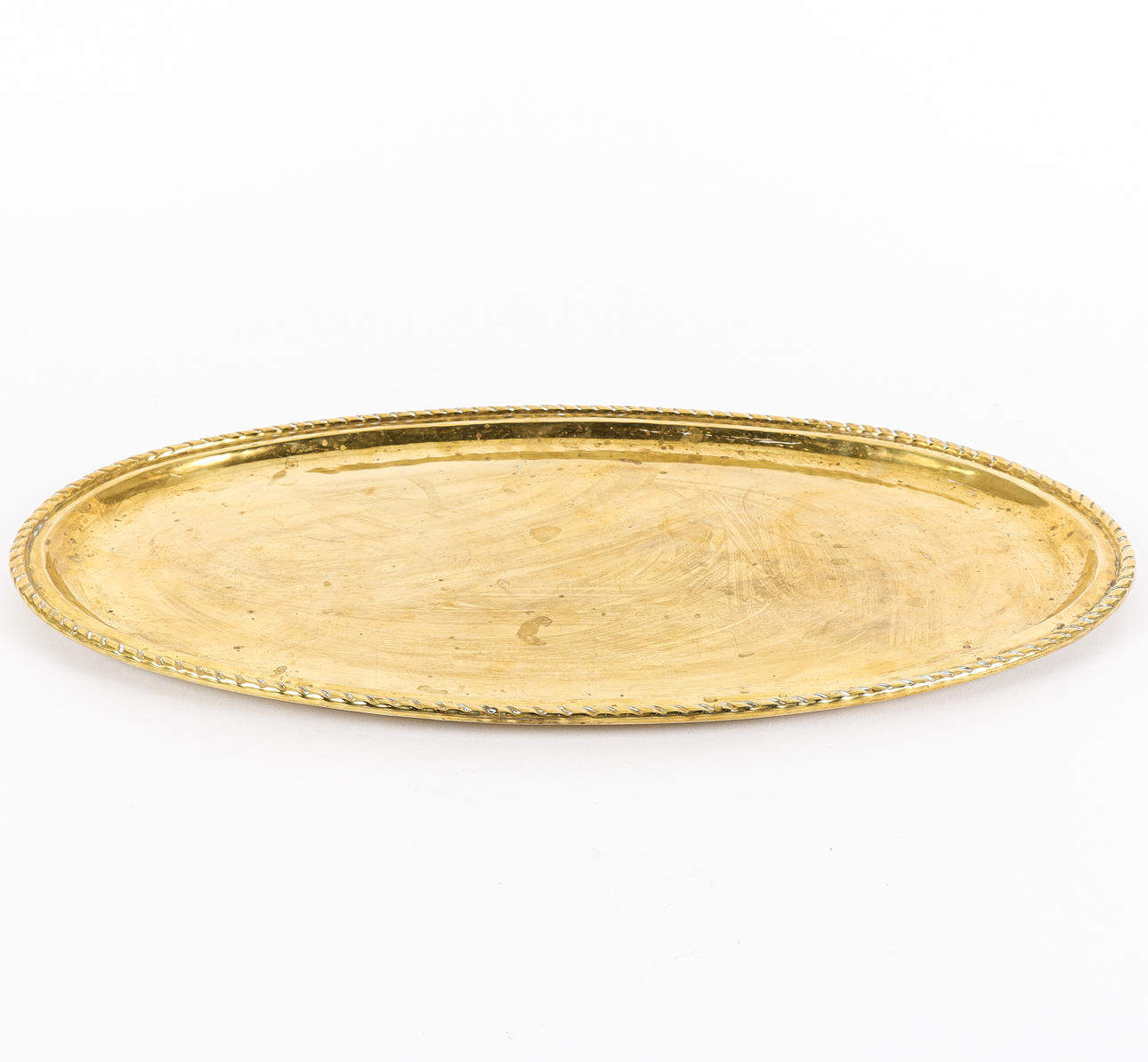 Ein Messingtablett, CG Eriksson, Arvika.