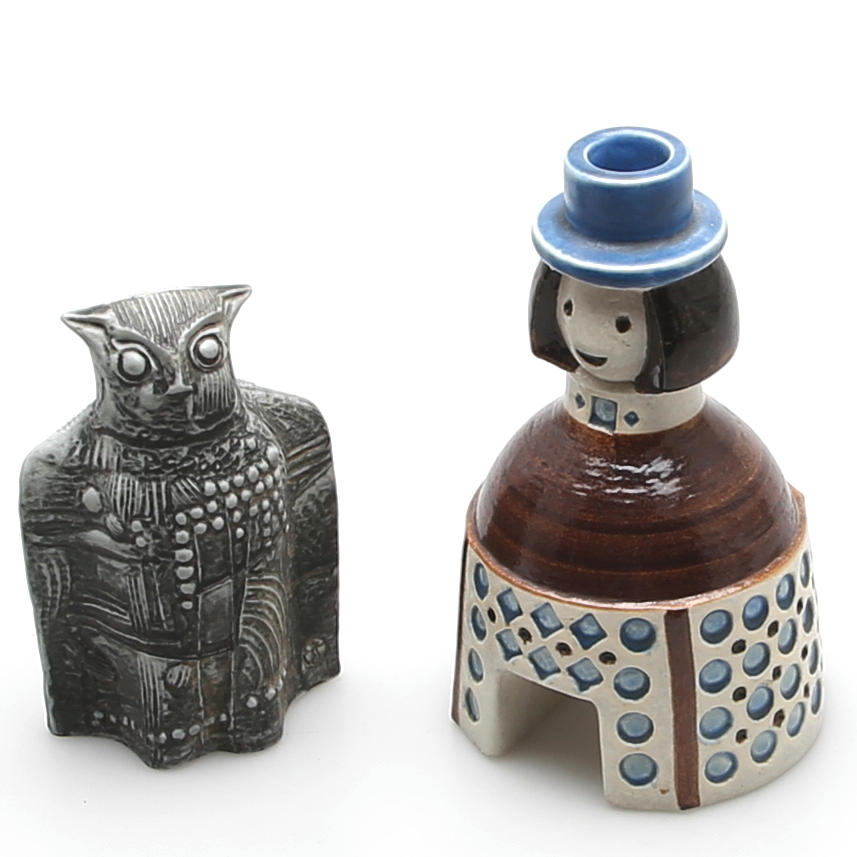 FIGURER, 2 st, Gustavsberg & Rörstrand.