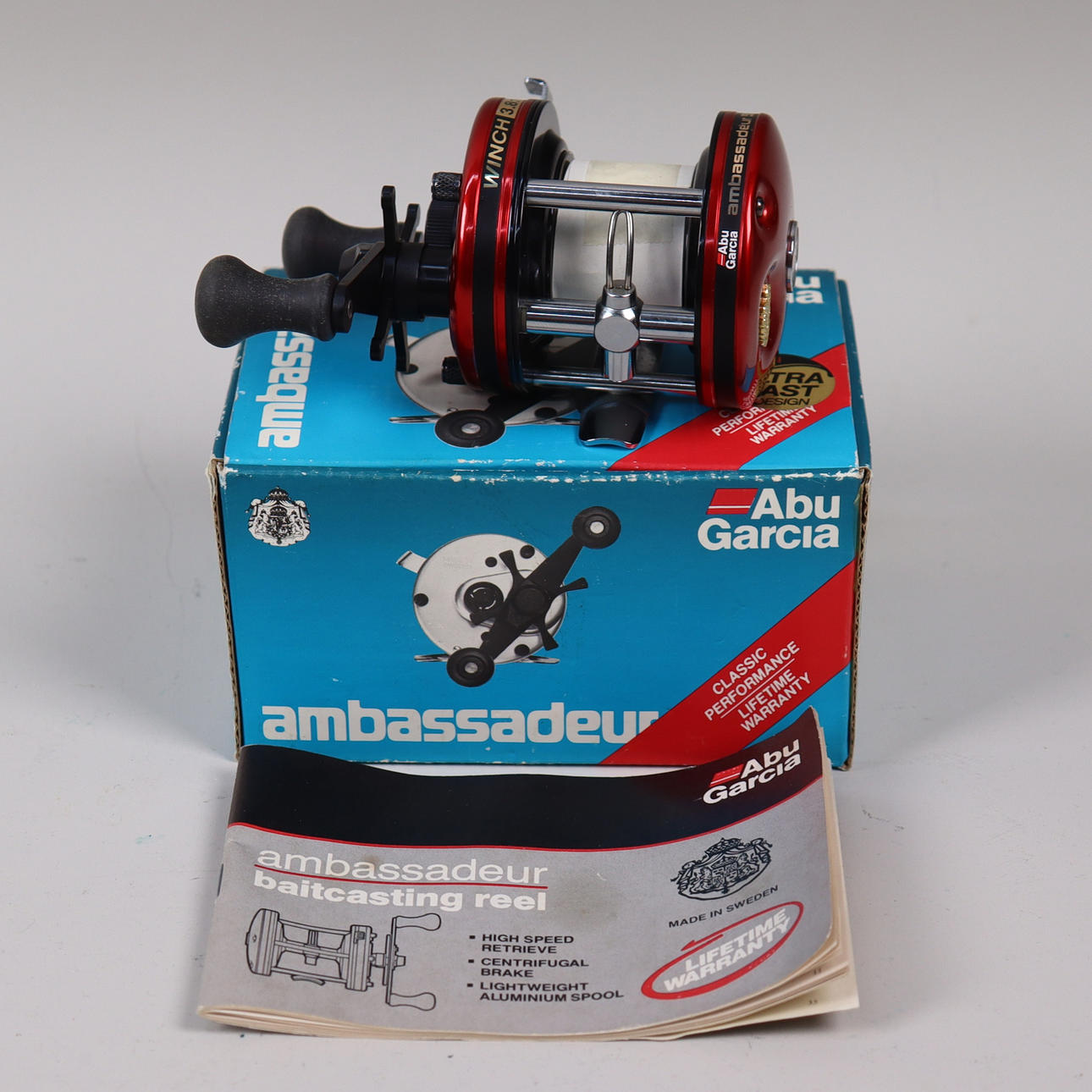 FISHING REEL, Ambassadeur 5000 Winch 3. 8:1, ABU Garcia, Svingsta.  Collectables - Fishing equipment - Auctionet