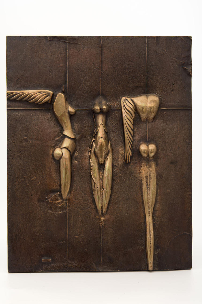 PAUL WUNDERLICH. Bevingad Nike, brons. Signerad. Ed. 51/275. Från 1977.