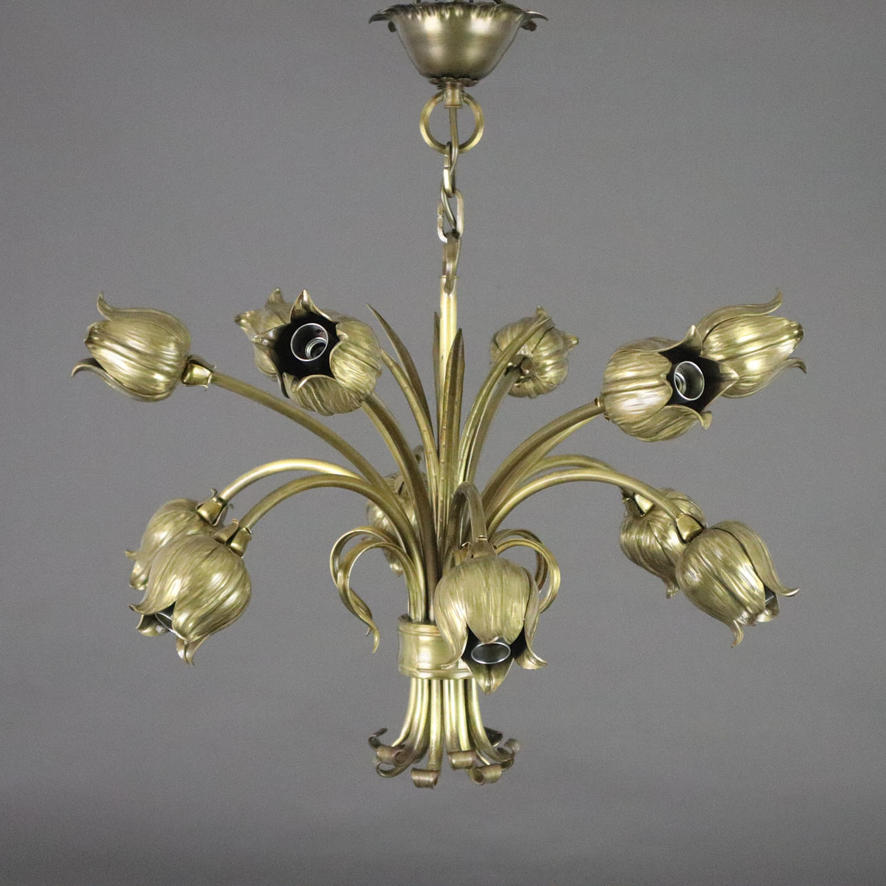 “Tulips” ceiling lamp - Koch and sons, 20. Jh.