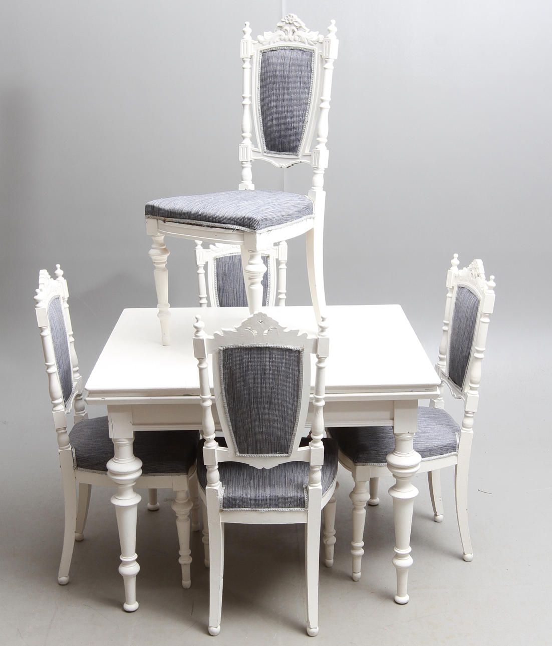 MATSALSGRUPP, 6 delar, nyrenässans, 1800-talets andra hälft.