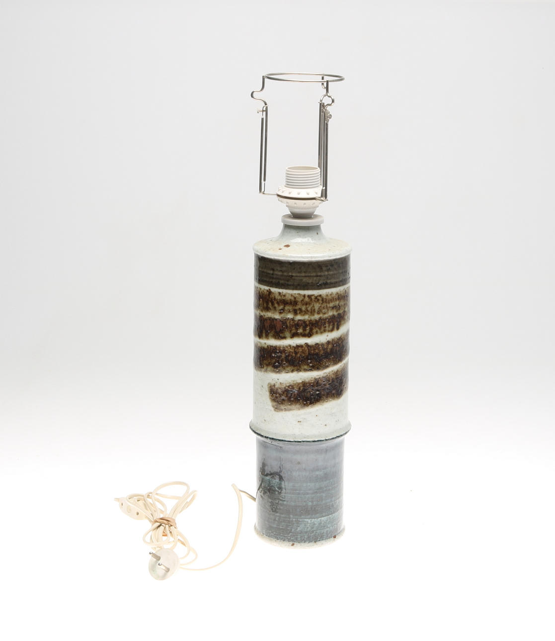 BORDSLAMPA, stengods, Inger Persson, Rörstrand Ateljé, 1900-talets andra hälft.