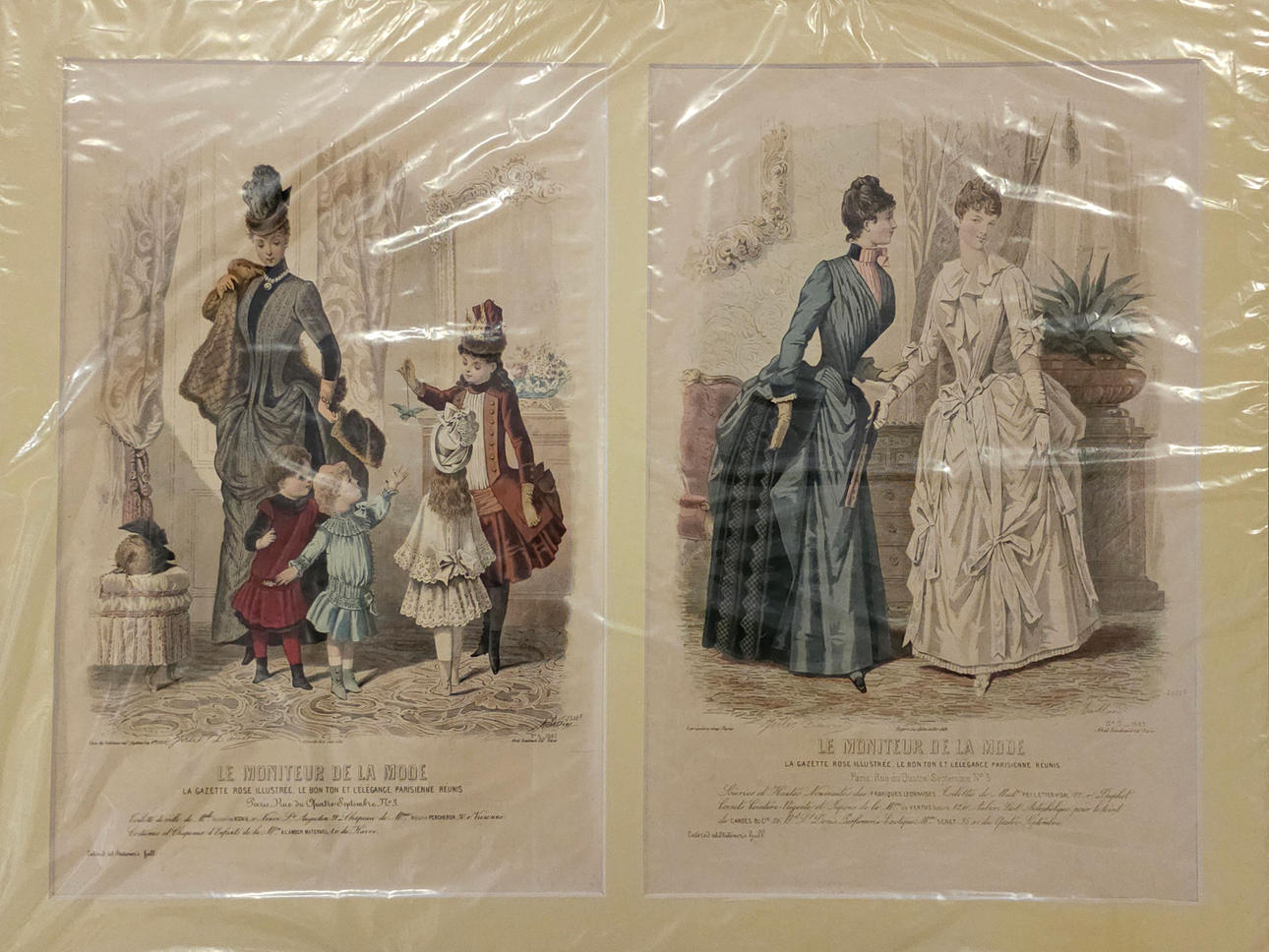 Four Le Moniteur de la Mode lithographs.